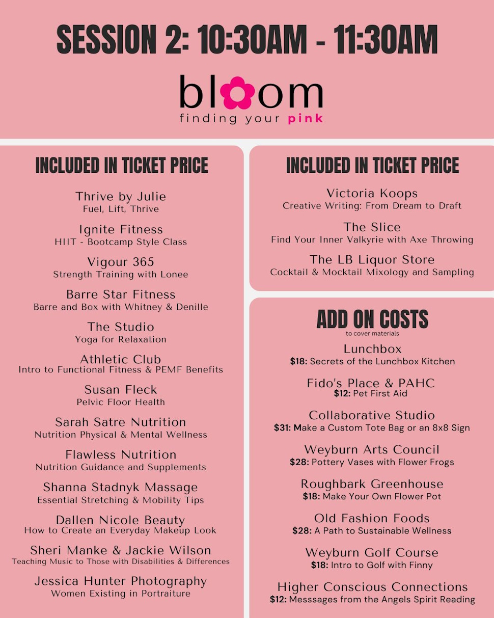Just a few more days to get your tickets for Bloom FYP ...