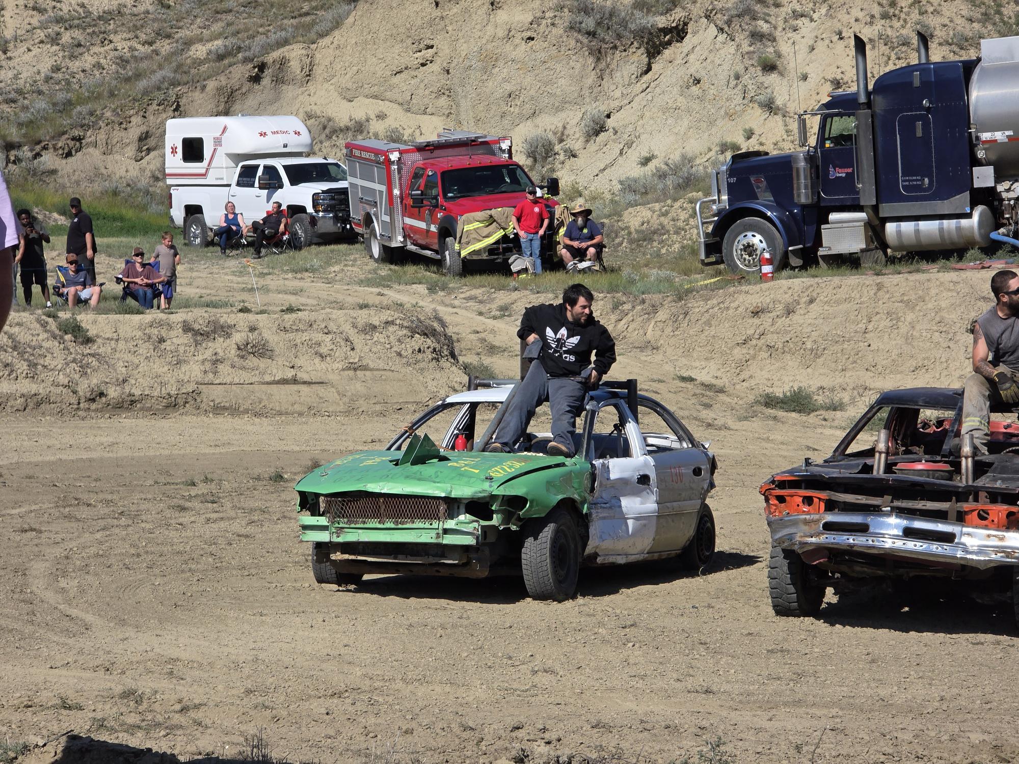 Daring destruction during demo derby highlights Dino Days ...
