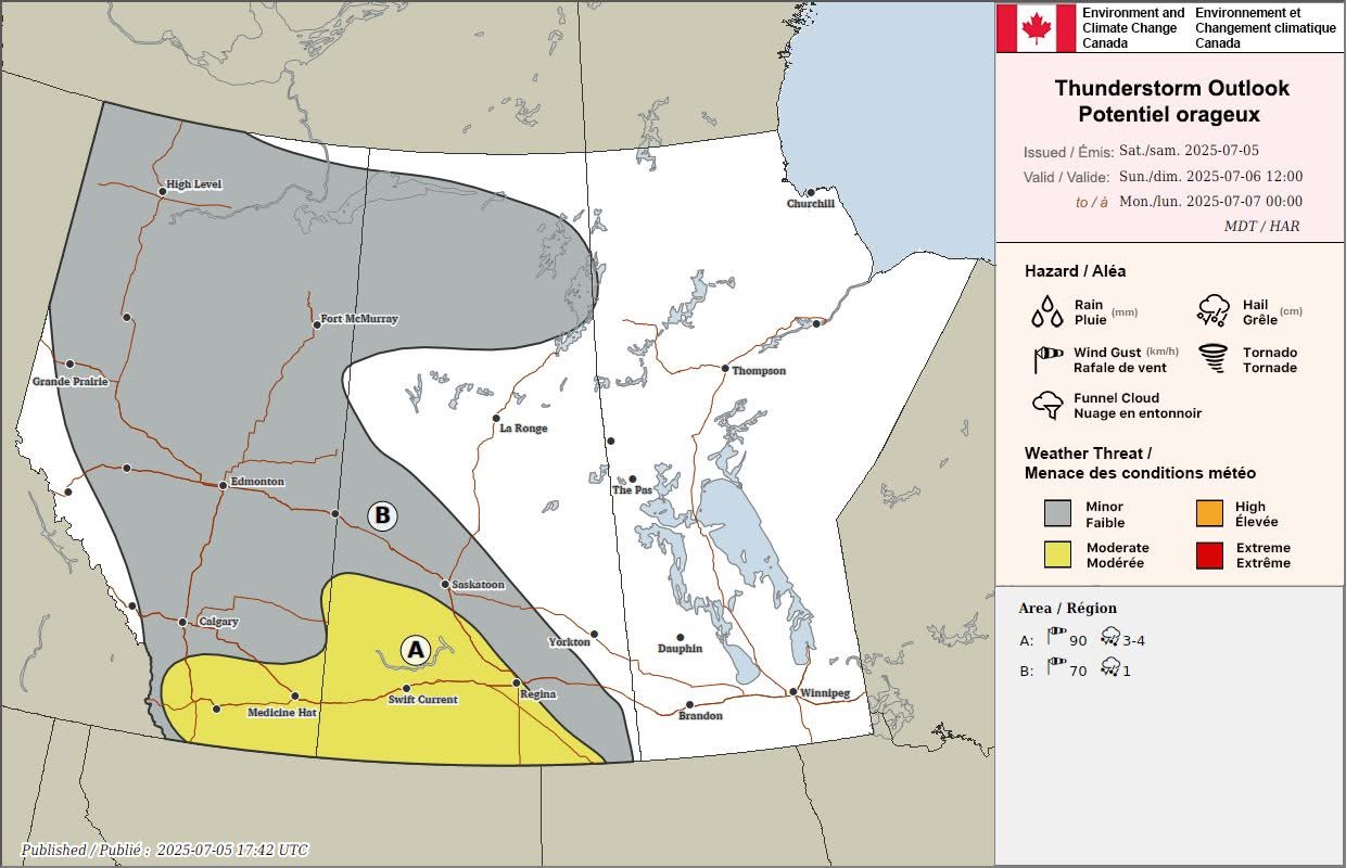 Severe thunderstorms possible this afternoon - DiscoverMooseJaw.com ...