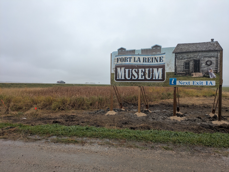 New museum sign installed along Trans-Canada Highway