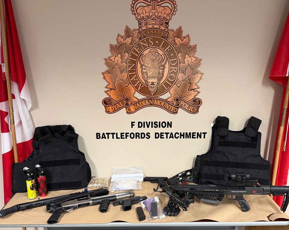 Saskatchewan RCMP lay 40 charges after cocaine, firearms and crossbow ...