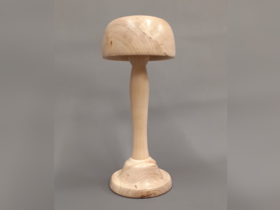 Local woodturners donate wig stands to Portage area cancer patients