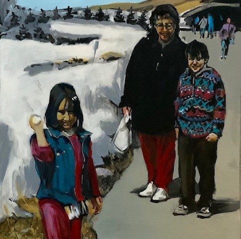 Moose Jaw artist revisits decades of memories in 'Shoulder Check ...