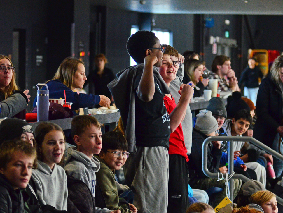School kids treated to a show as Pistons defeat Blues in afternoon ...