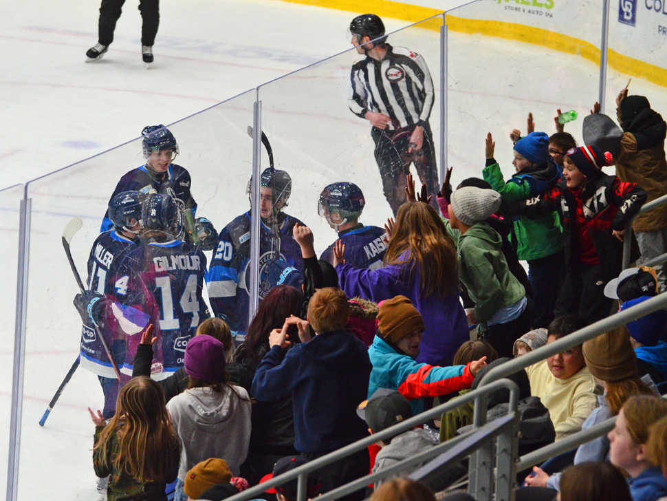 School kids treated to a show as Pistons defeat Blues in afternoon ...