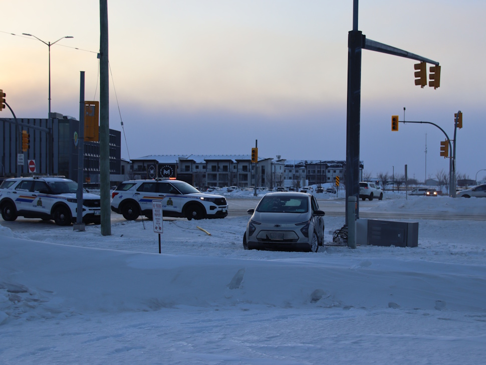 Traffic signals down at intersection along Highway 12