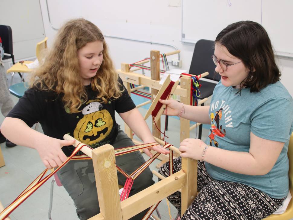 École Saint-Joachim students weave culture and creativity