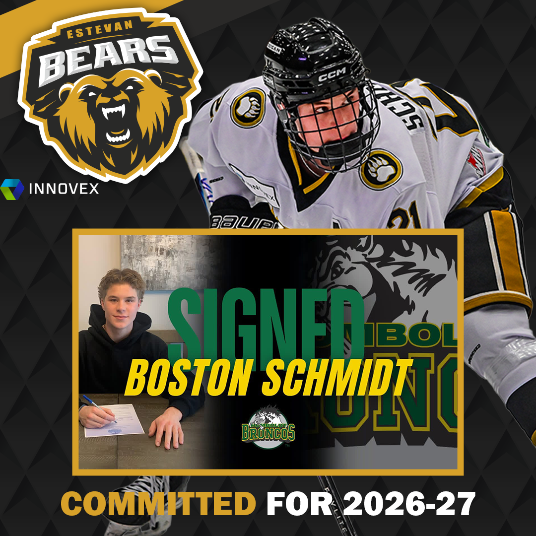 Boston Schmidt Commits to Humboldt Broncos of the SJHL