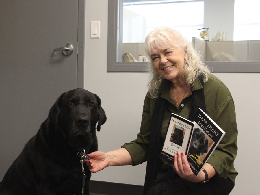 Retired guide dog gains recognition through books - StrathmoreNow.com ...