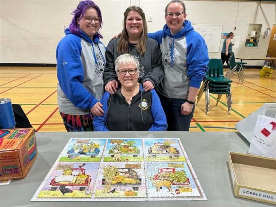 Piecing it together : Lampman Music Boosters host successful jigsaw event - DiscoverEstevan . com - Local news , Weather , Sports , Free Classifieds and Business Listings for the Estevan , Saskatchewan