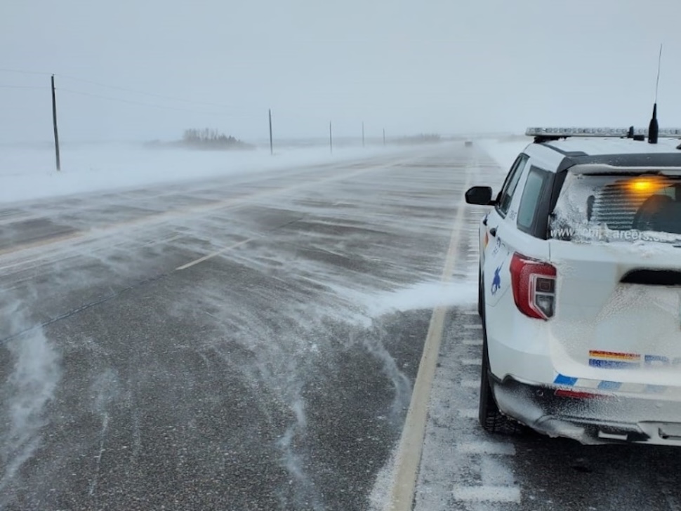 RCMP warn driving on closed highways is illegal as storm forces Trans-Canada closure