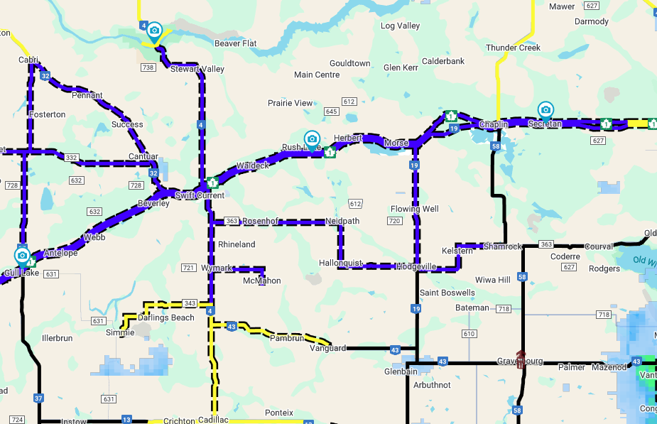 UPDATE : Travel not recommended for much of Swift Current and area - SwiftCurrentOnline . com - Local news , Weather , Sports , Free Classifieds and Job Listings
