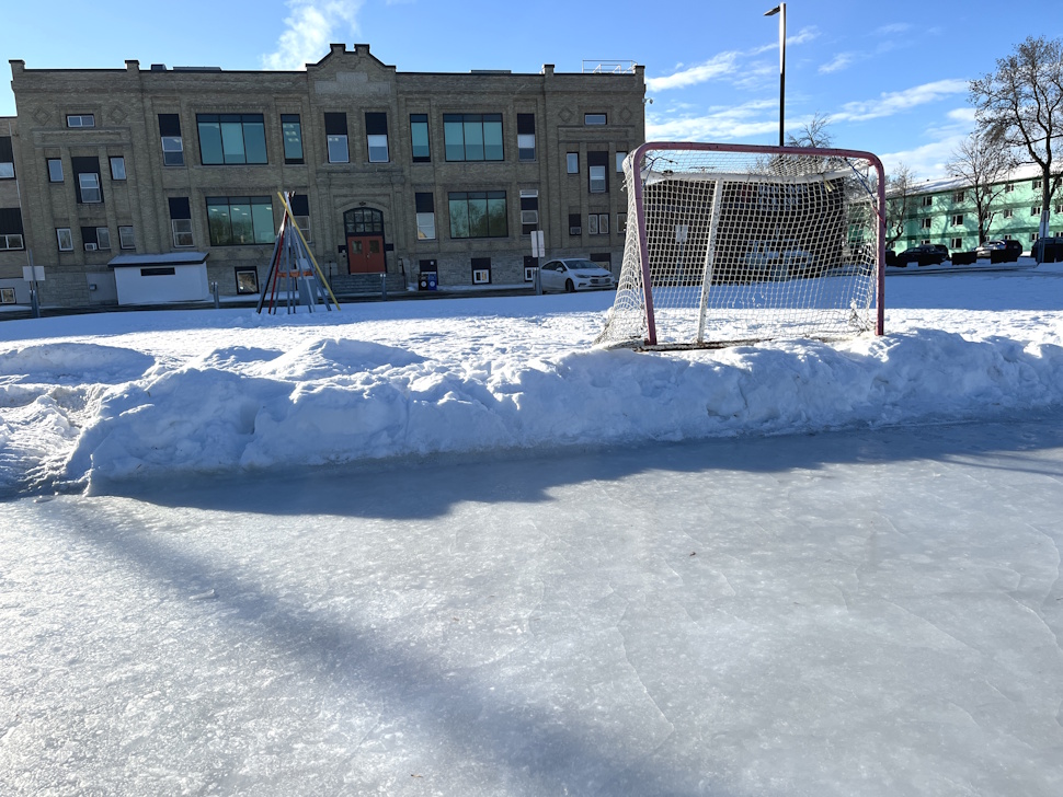Edgar Rouleau Outdoor Rink Outdoor rinks feeling effects of thawing temperatures - PortageOnline ...
