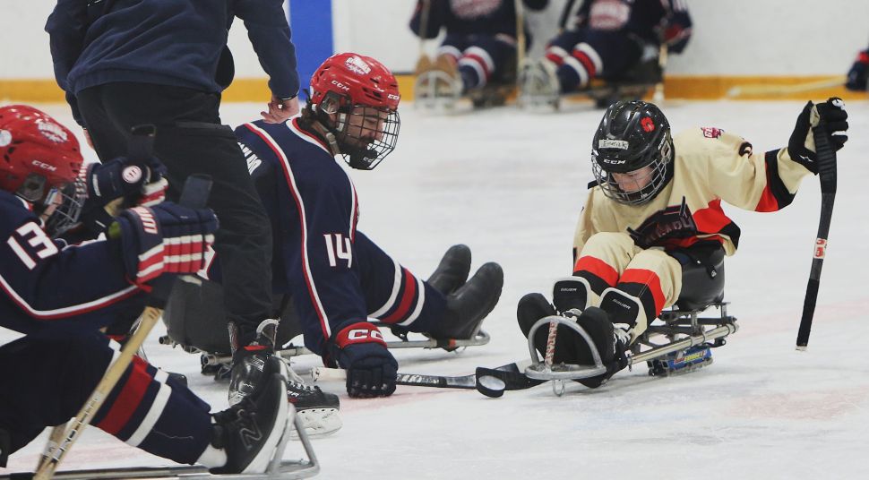 sledge 10 opening faceoff.JPG