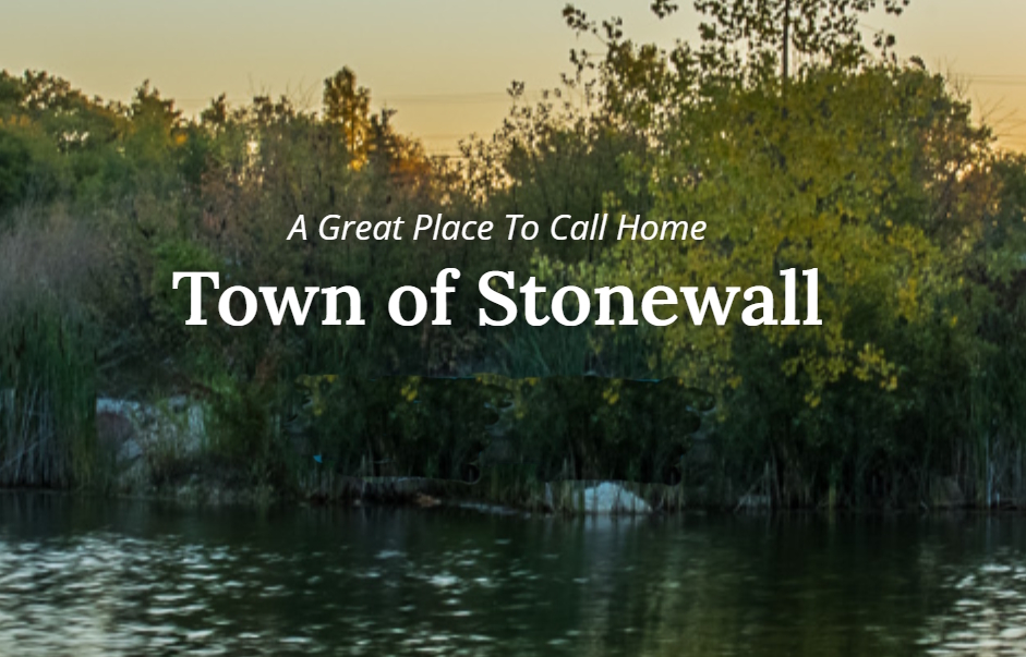 January council meeting for Town of Stonewall