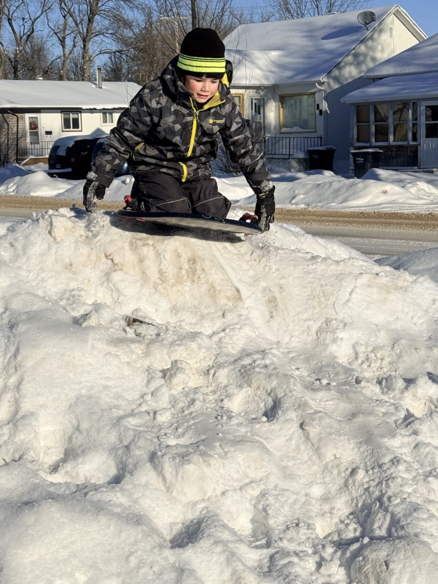 Climbing Axel’s mountain where snow piles rule Portage - PortageOnline ...