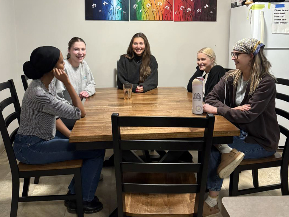 New dining table brings connection and comfort to Agape House