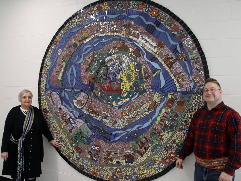 St. Malo students bring local history to life in mosaic