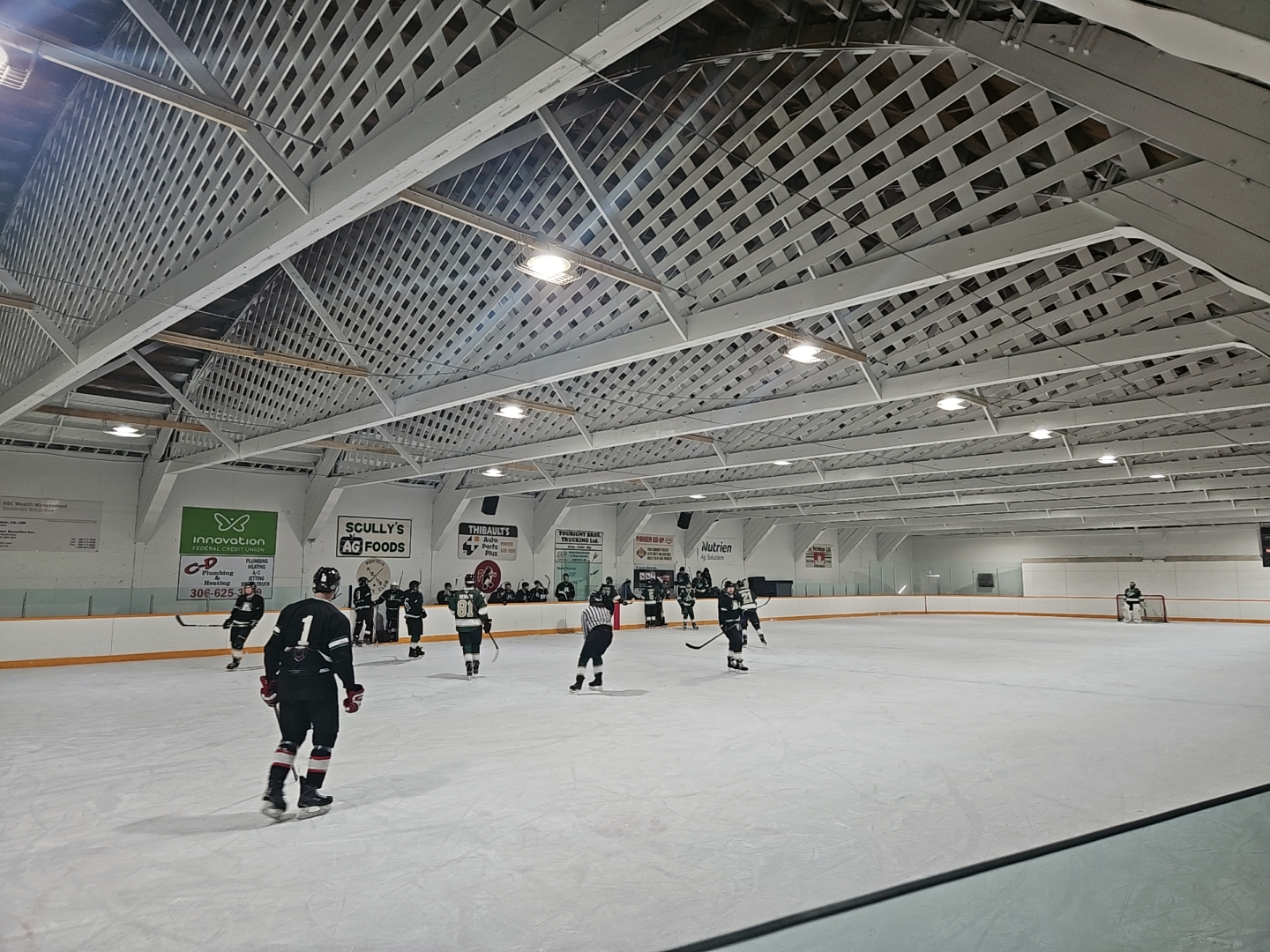 Ponteix is the place to go for a classic rink burger ...
