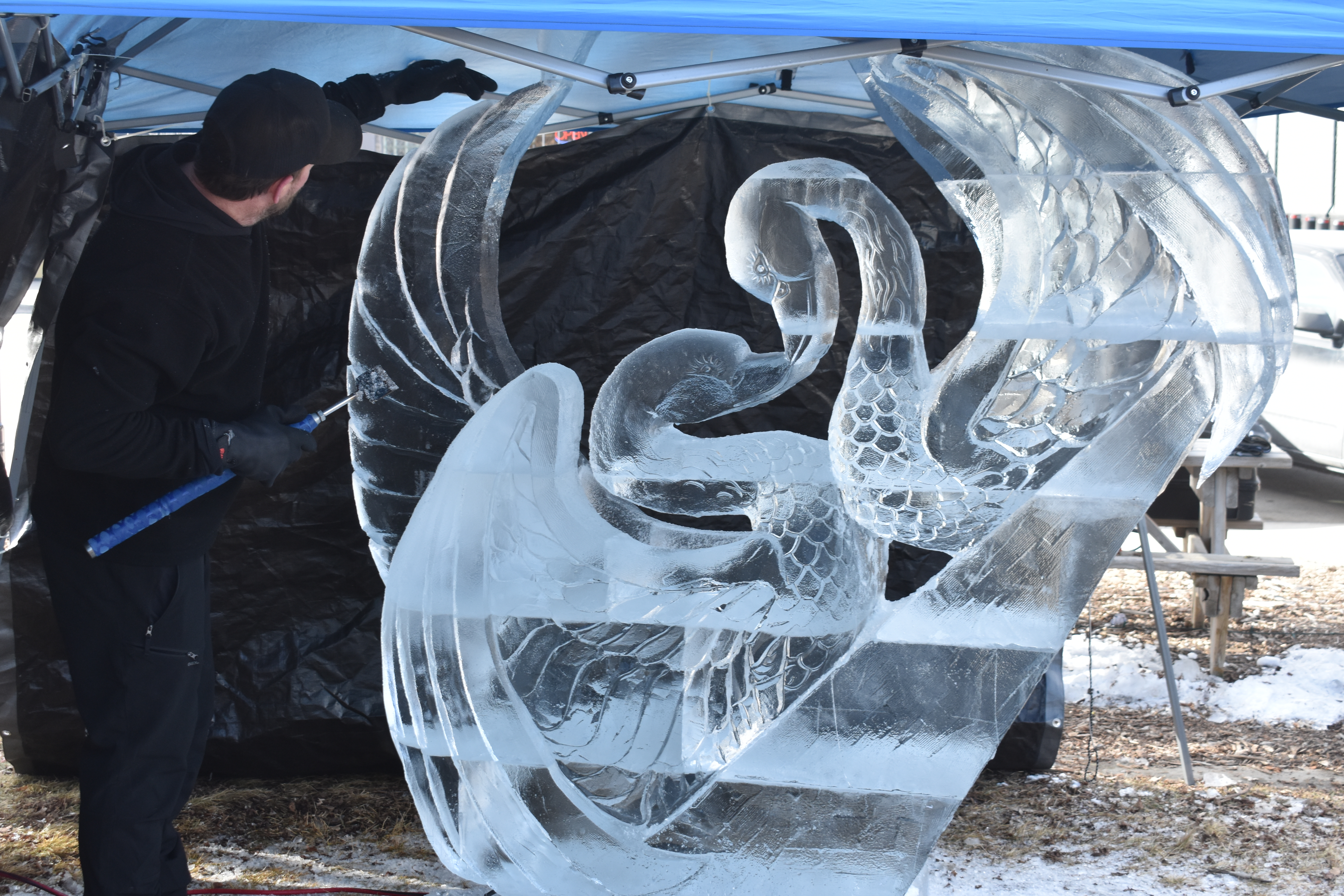 Winterfest brings ice sculptures to High River (Gallery ...