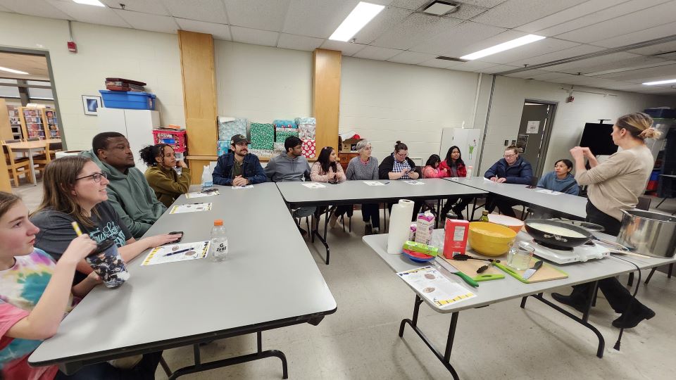 Greek inspired cooking class interrupted by fire alarm at Estevan Library