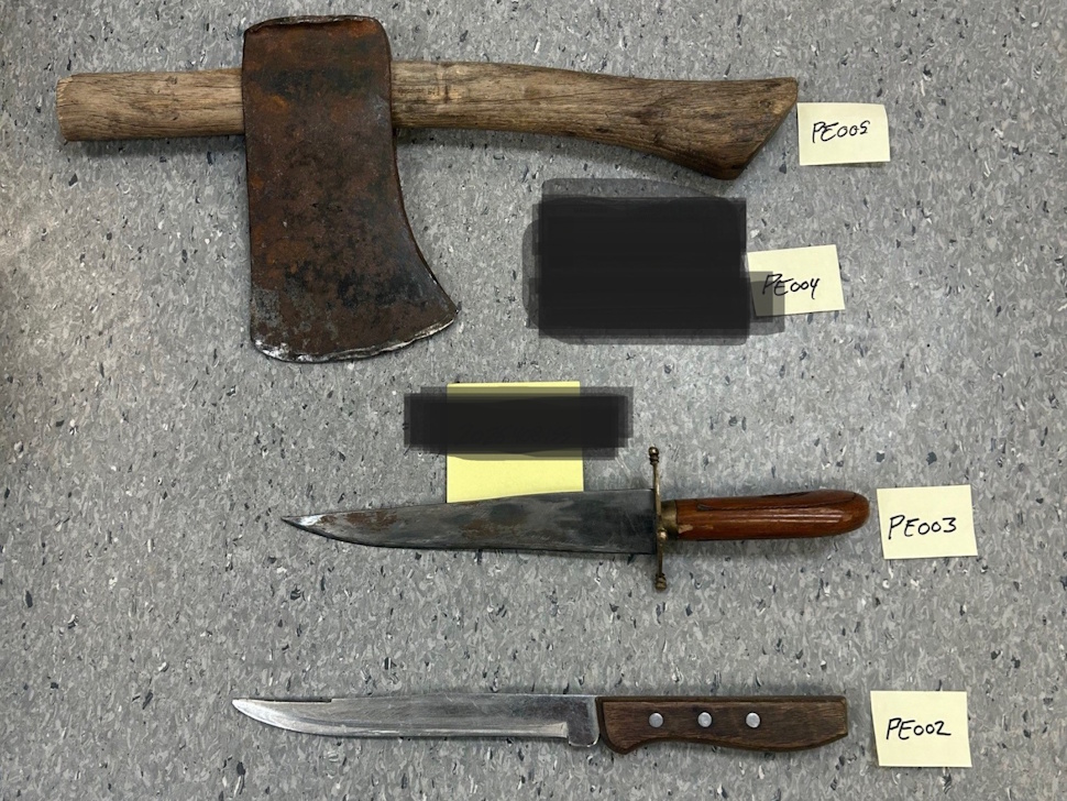 Portage man arrested after knives, hatchet found in early-morning stop ...