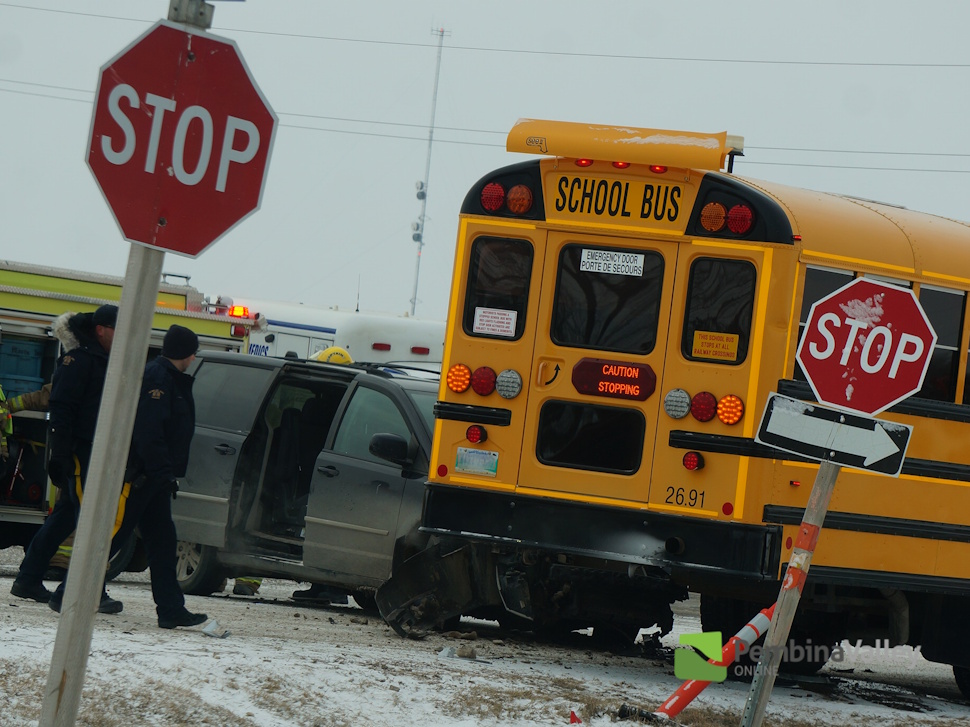 GVSD bus sustains damage in Highway 14 collision - PembinaValleyOnline ...