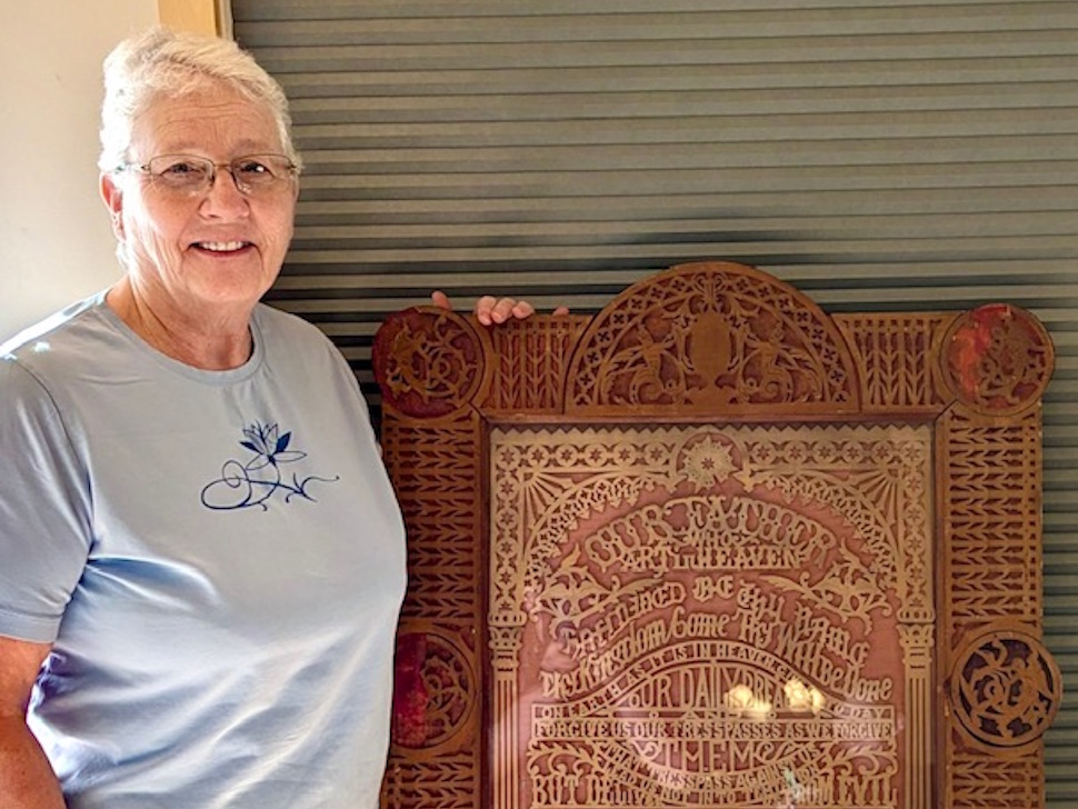 Local volunteer restores antique plaque for Manitoba Agricultural Museum