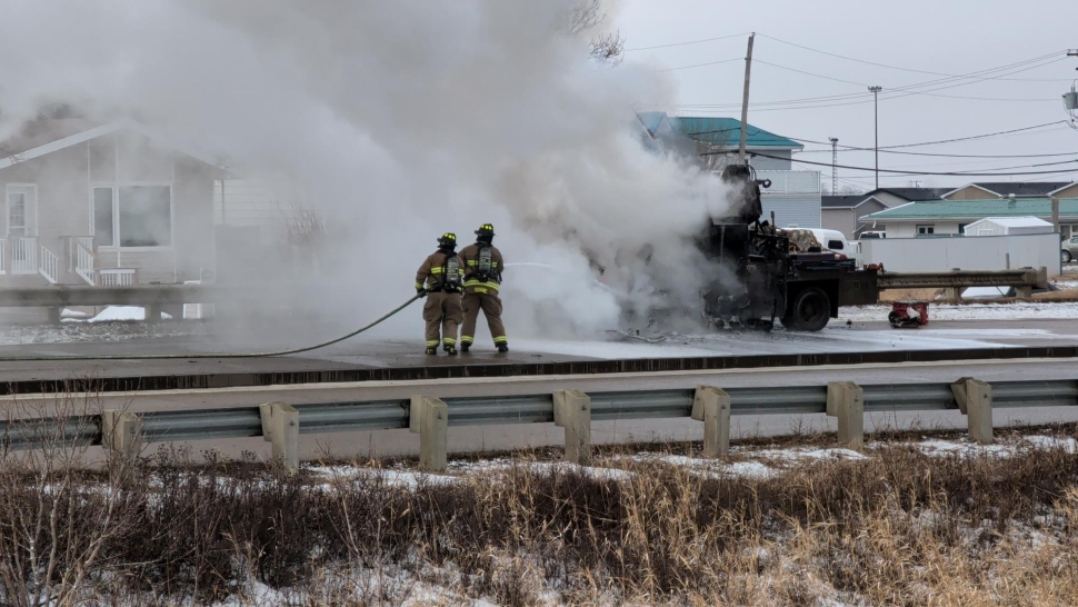 VIDEO: Emergency crews on scene of vehicle fire on Highway 39 ...