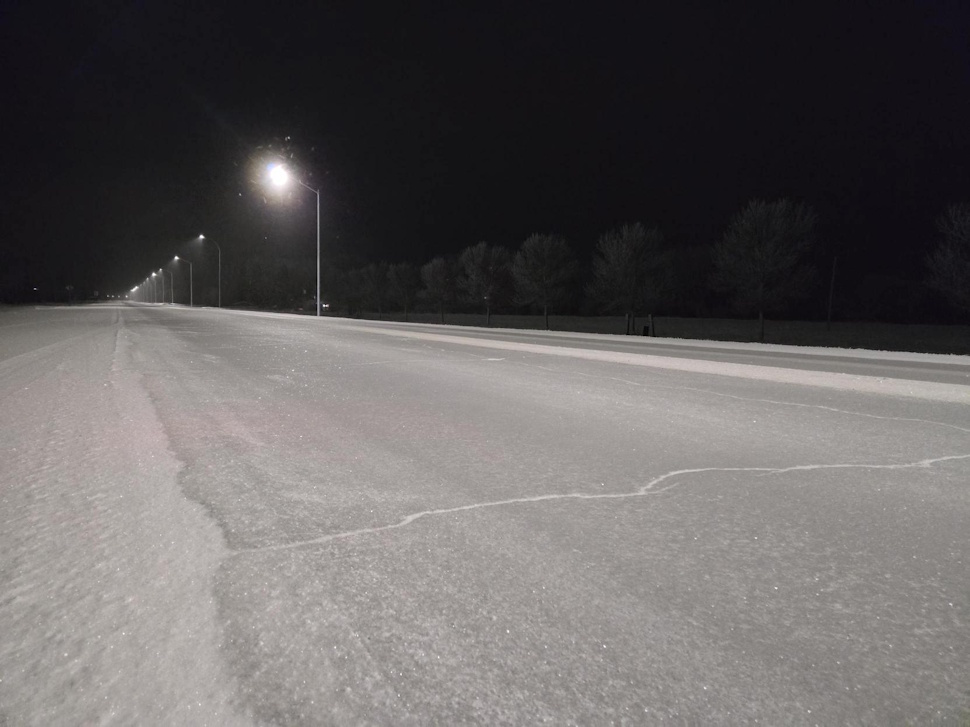 Trans-Canada slippery Friday morning after extended period of freezing drizzle