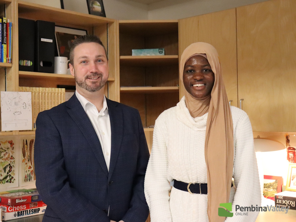 Morden Collegiate students review MP’s Rep Day visit