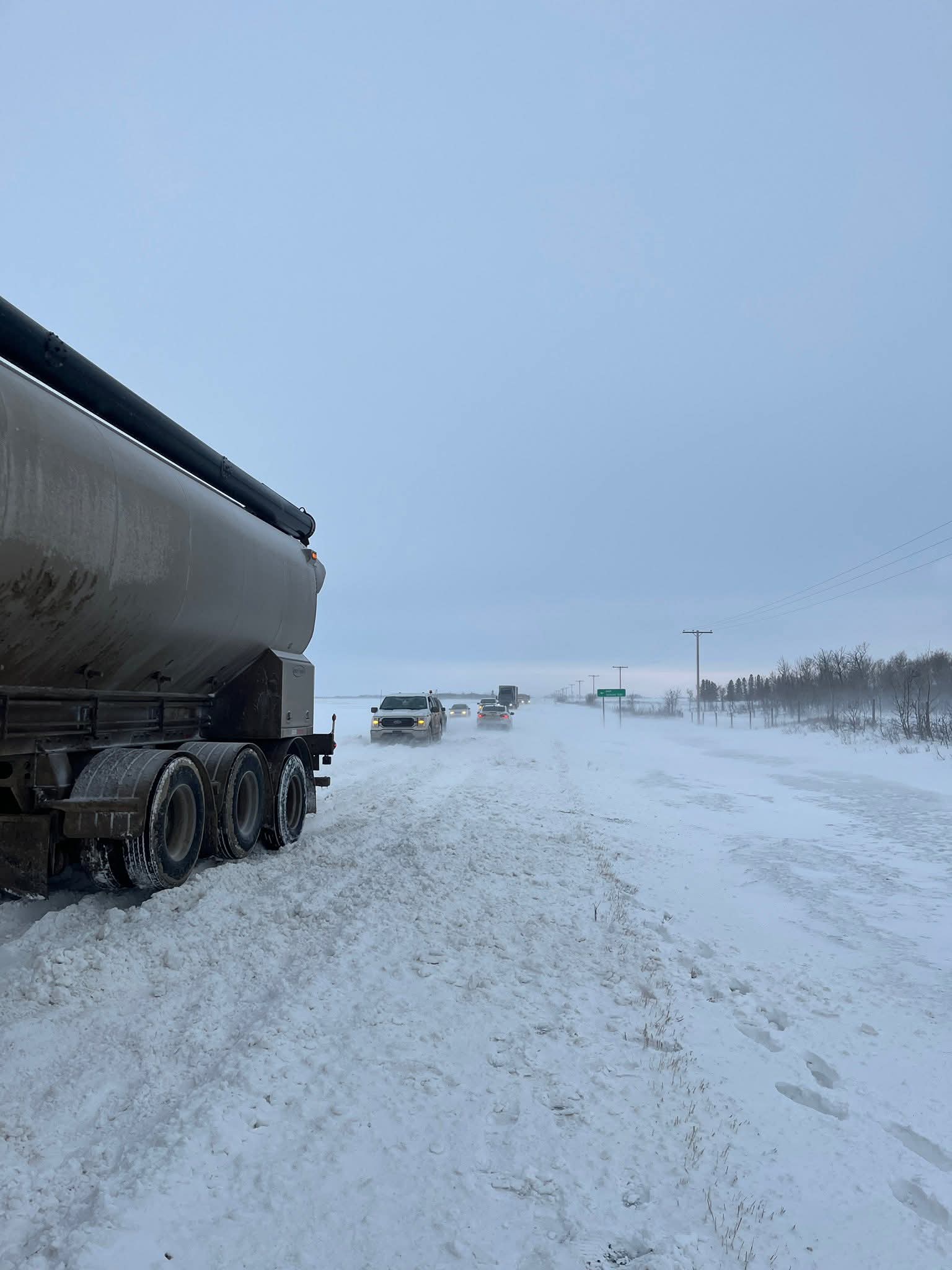 Blowing snow reduces visibility, creates hazardous travel across the ...
