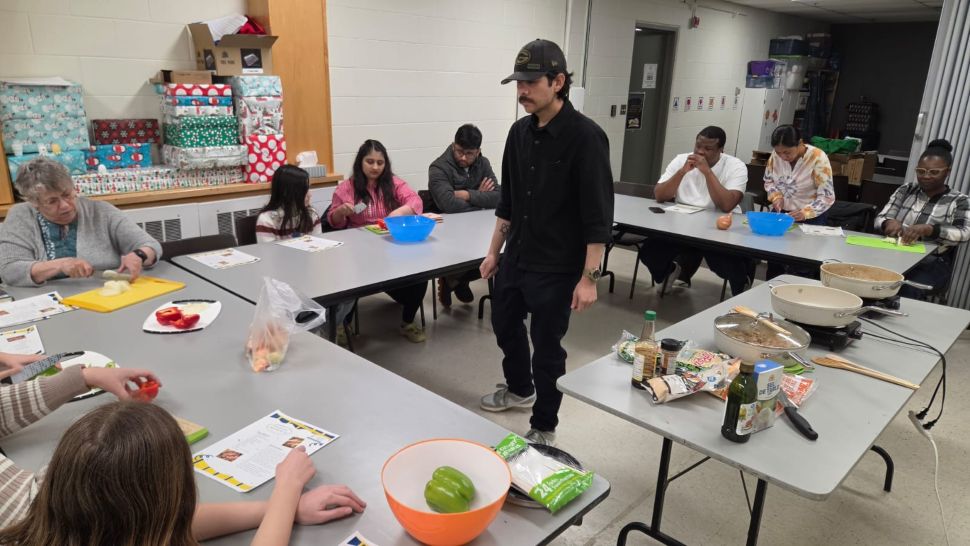 Southeast Advocates serves up Mexican chicken fajita tacos at Estevan Library