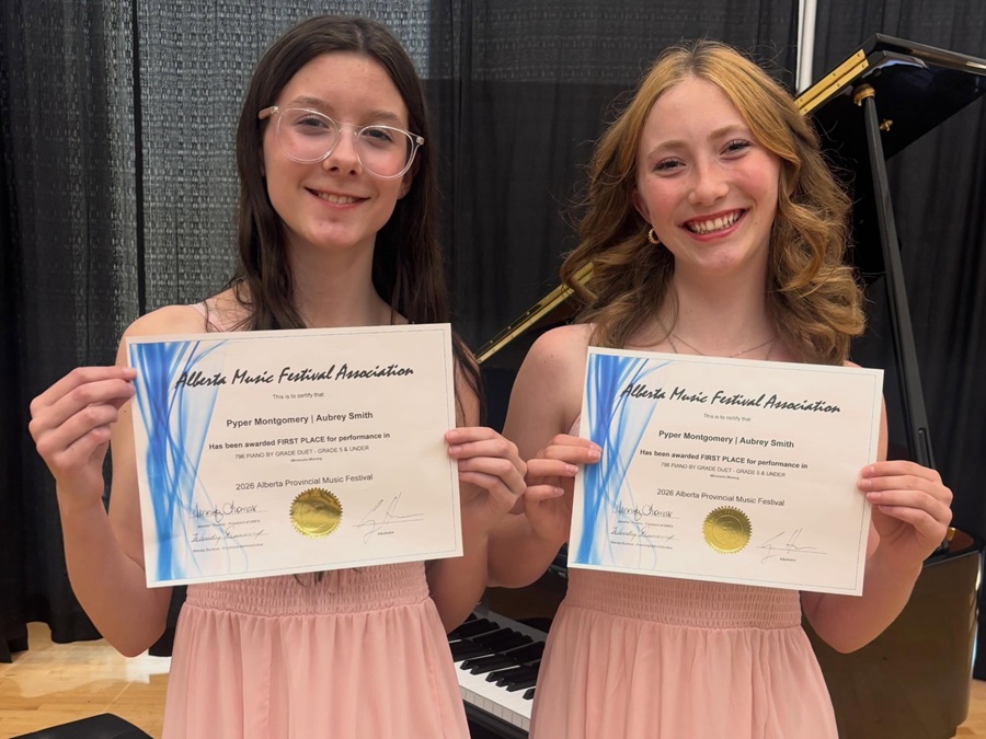 Strathmore performers win metal at provincial music festival