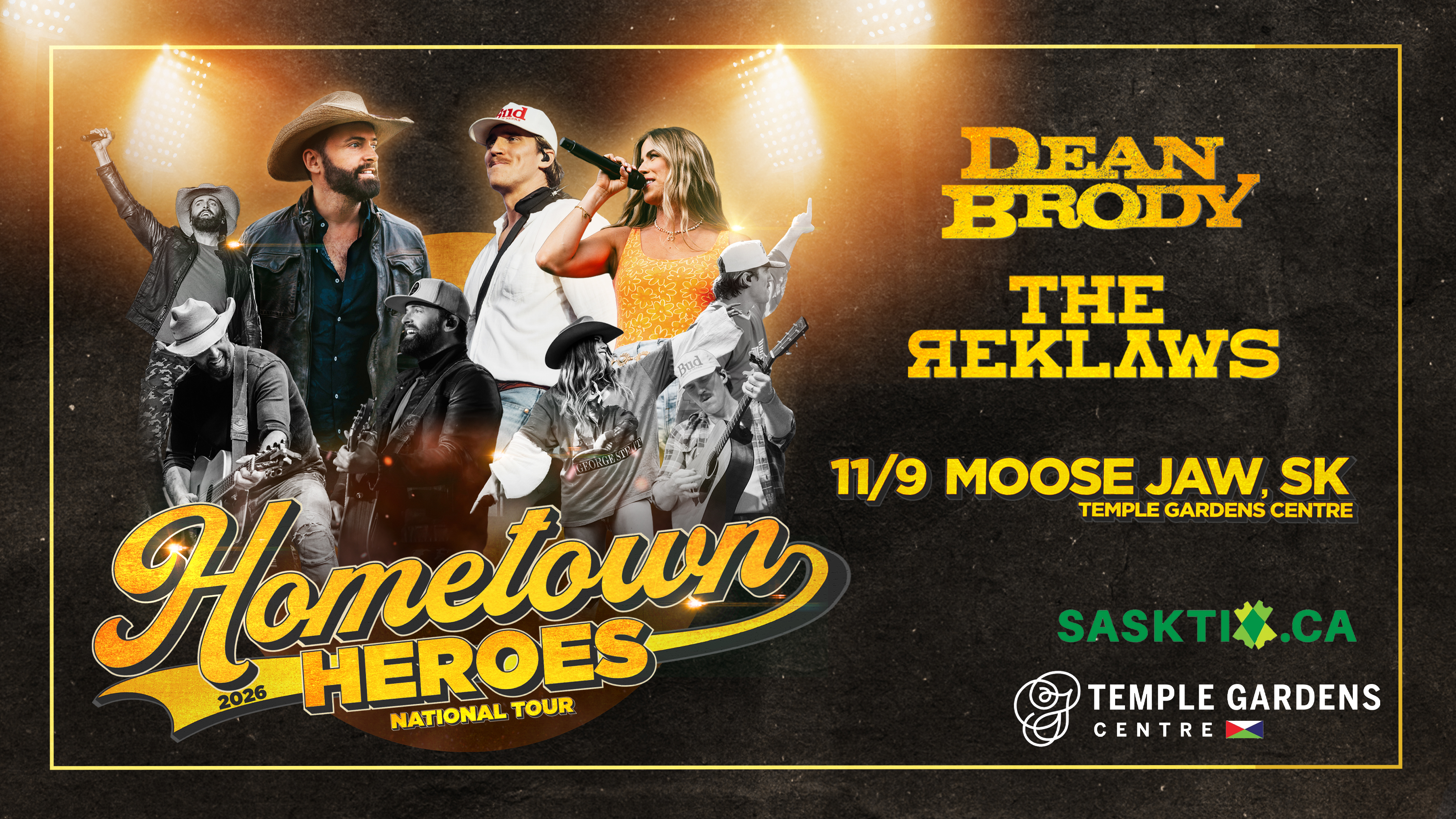 Dean Brody & The Reklaws Bring the HomeTown Heroes Tour to Moose