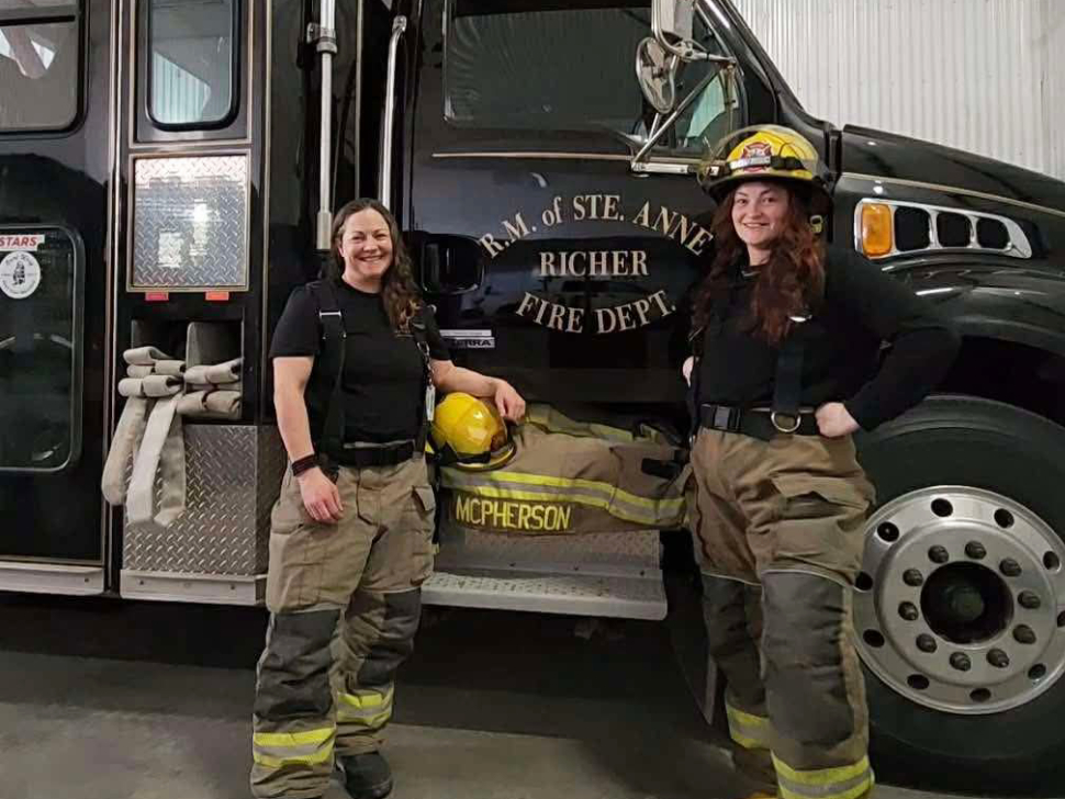 Ste. Anne mother-daughter firefighters juggle fire calls and day jobs 