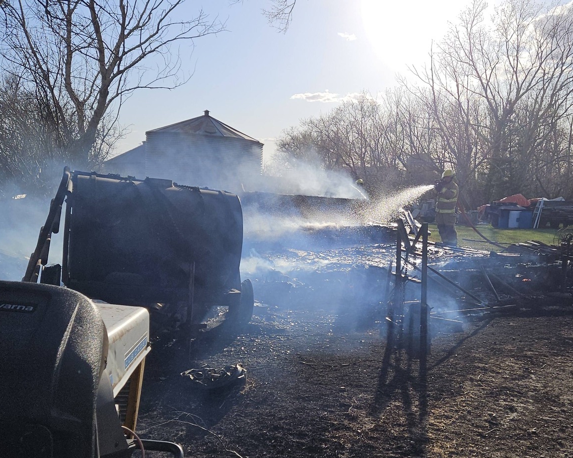 Structure fire north of Main Centre causes significant damage ...