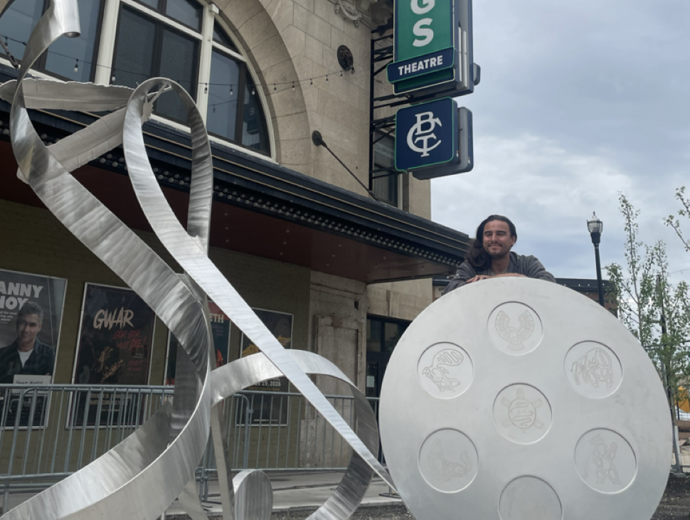 Art installation celebrates beauty of cultures coming together