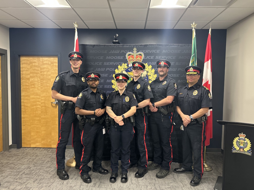New recruits ready to begin careers with Moose Jaw Police Service ...