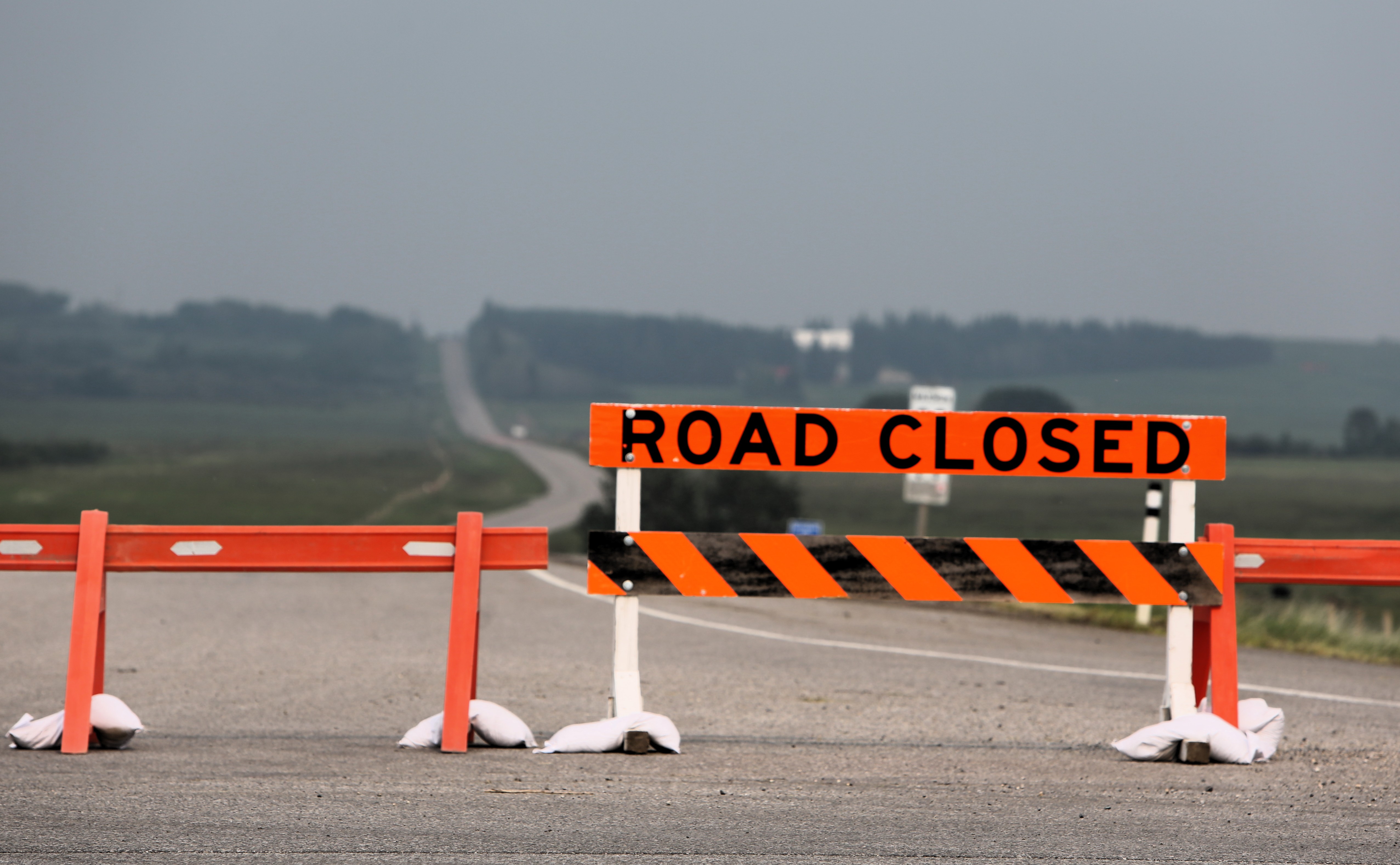 Portion of Springbank Road closed as SR1 reservoir operations begin ...