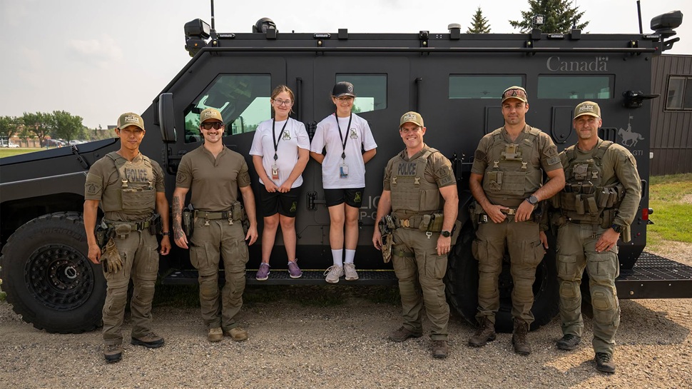 Young leaders take command during special RCMP experience