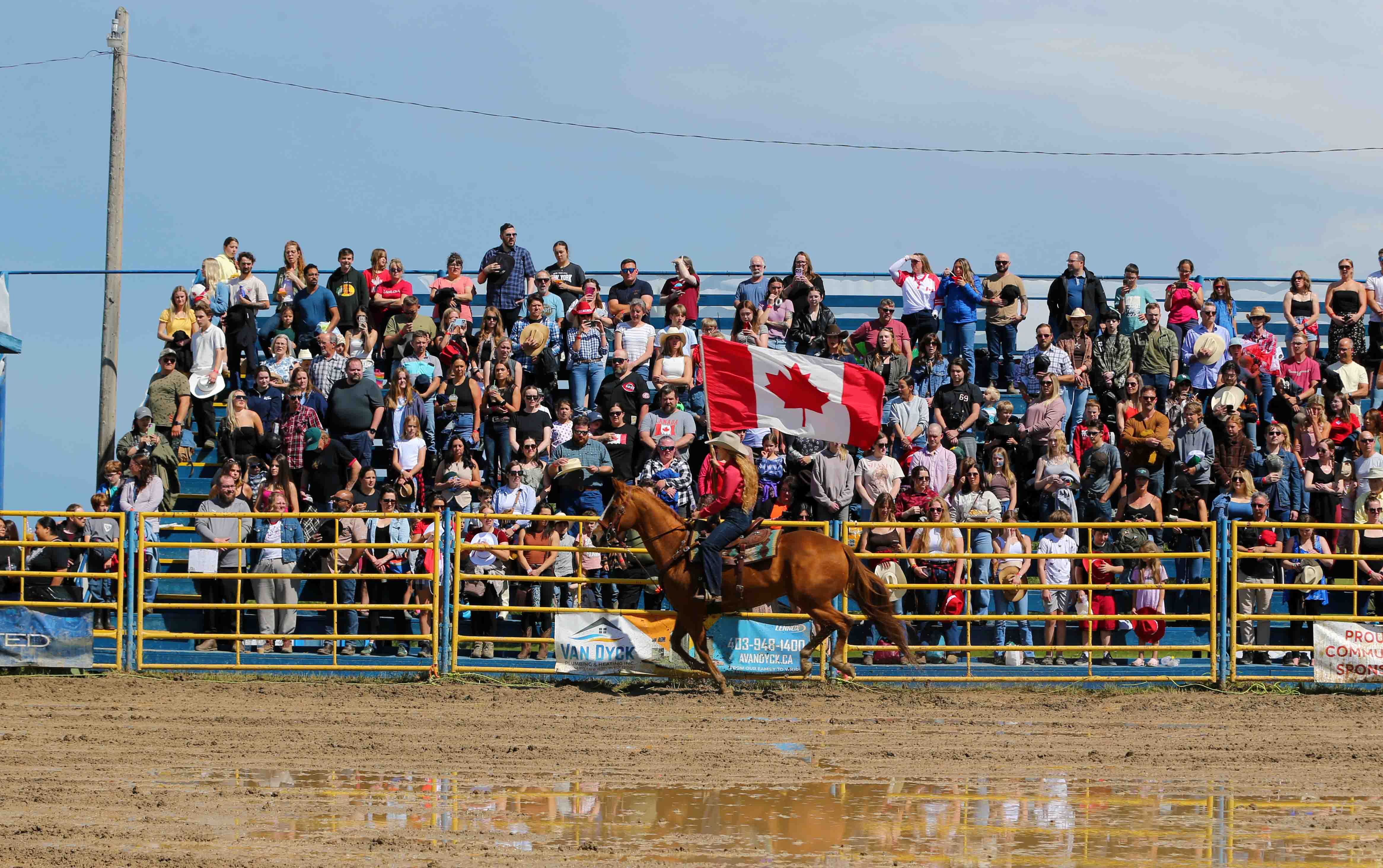 Mud, denim and Canada Day pride as Airdrie Pro Rodeo wraps up