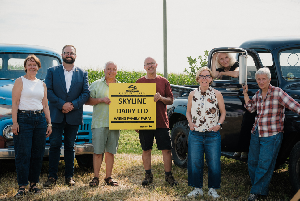 Wiens family celebrates 100 years of farming in southern Manitoba