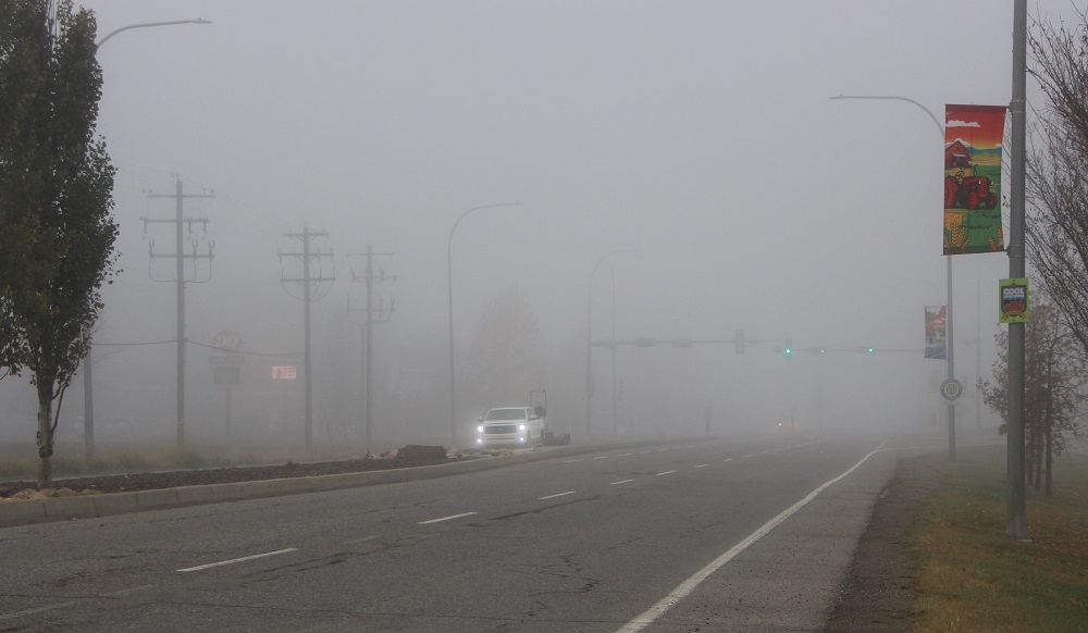 Dense fog prompts advisory for Okotoks, High River and Foothills