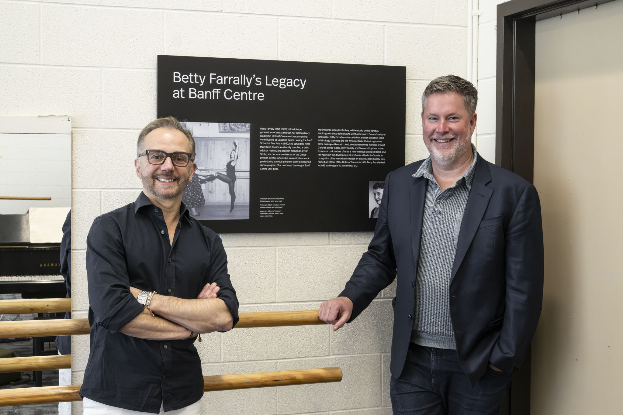 Banff Centre honours RWB co-founders with studio names