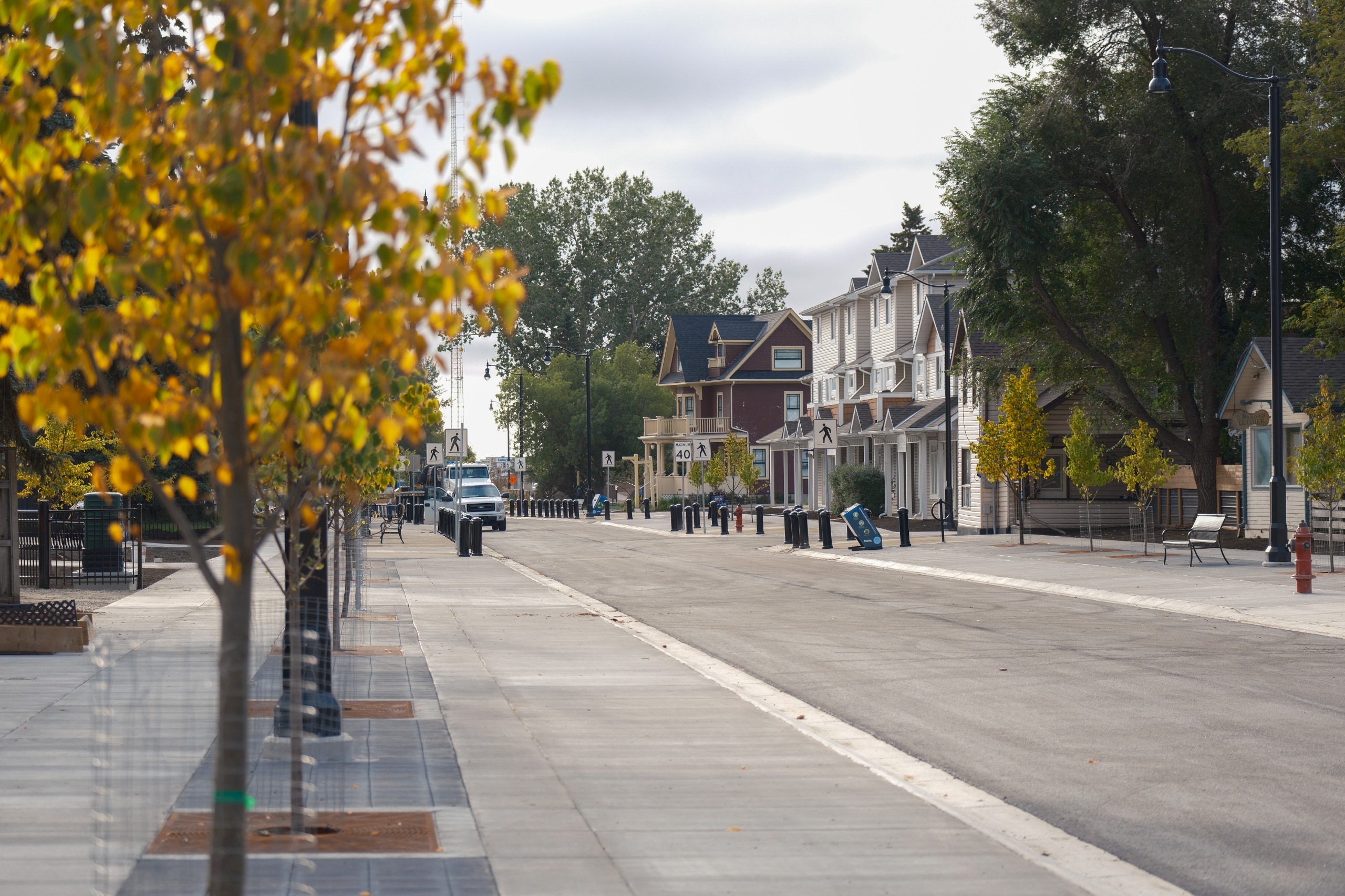 Town of Okotoks officially announces reopening of North Railway Street
