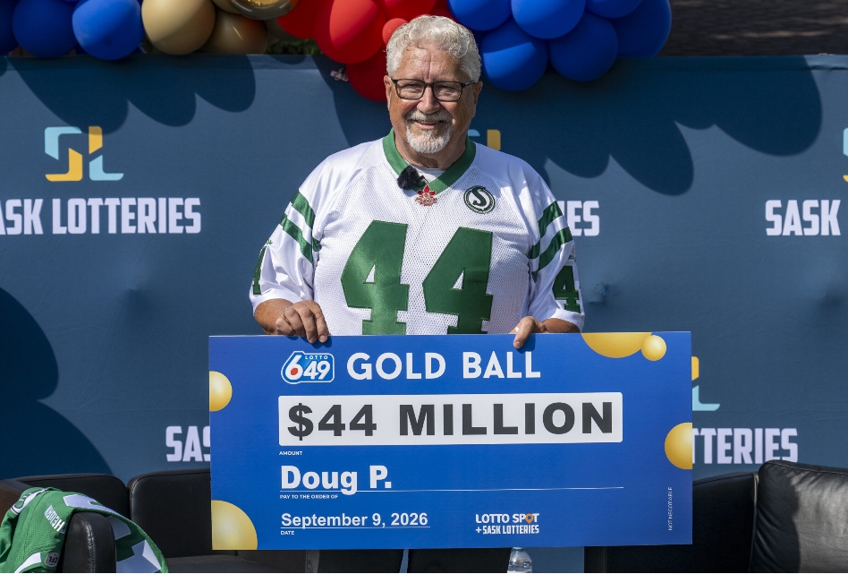 Prince Albert man wins $44 million LOTTO 6/49 jackpot
