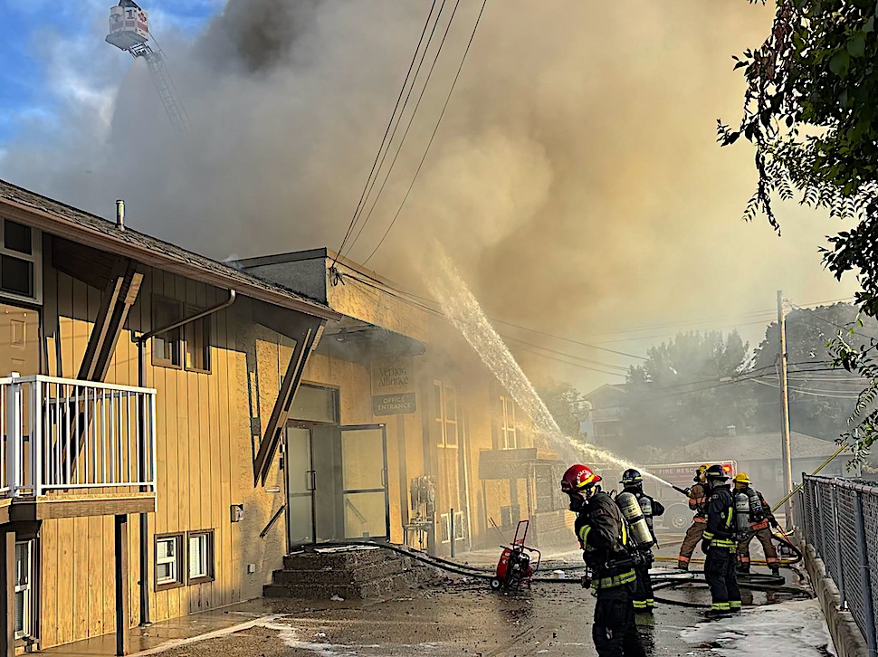 Vernon church asks for prayer after damaging fire