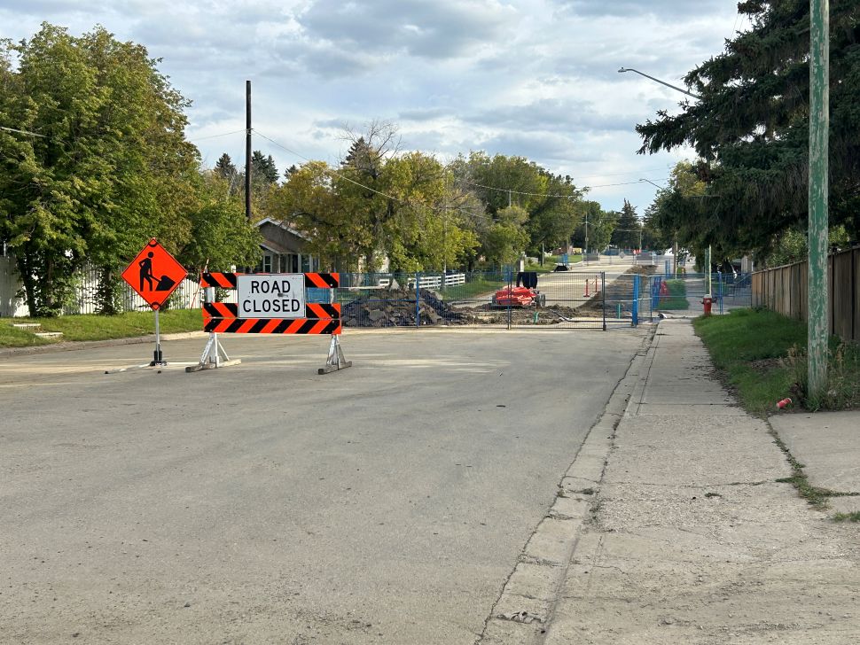 Detours in place as work closes portion of Athabasca Street East this ...